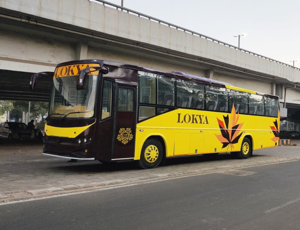 Lokya Travels Bus Side Profile