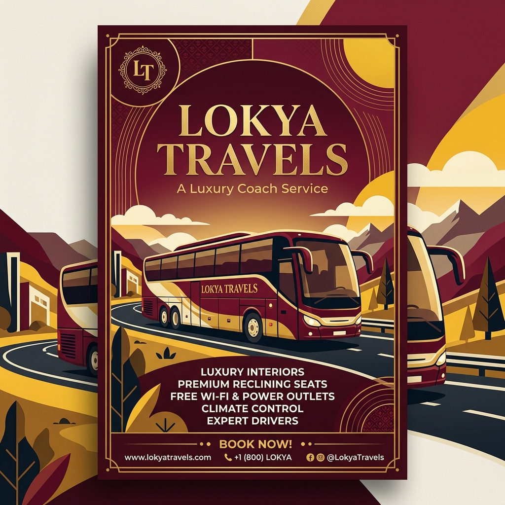 Lokya Travels Custom Flyer